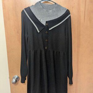 Kuose Fake Two-piece Dress